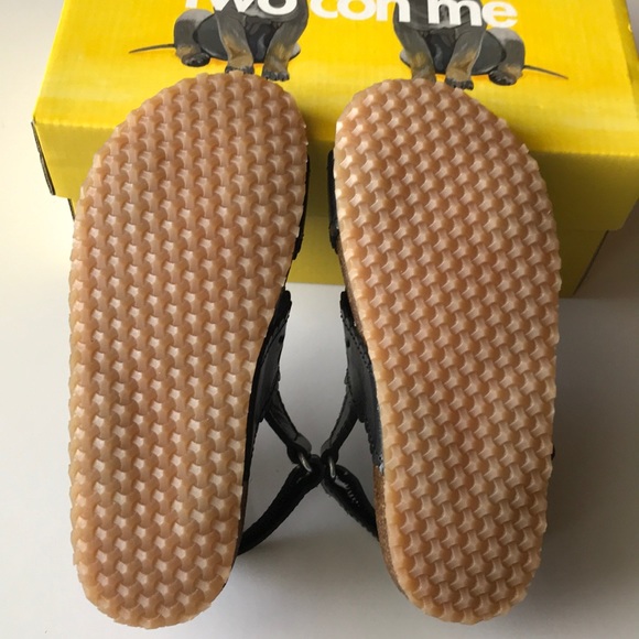 NEW Black Vachetta Sandals - Two Con Me by Pepe - Picture 5 of 5